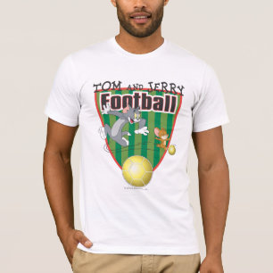 トムとジェリーのサッカー(フットボール) 6 Tシャツ