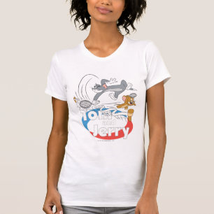 トムとジェリーのテニスのスター7 Tシャツ