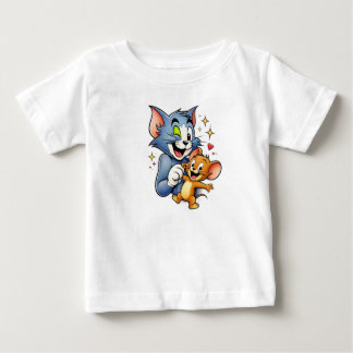 トムとジェリーのベビーTシャツ ベビーTシャツ