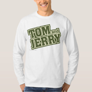 トムとジェリーのロゴ3 Tシャツ