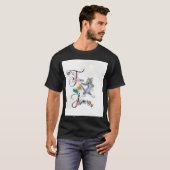 トムとジェリーの冒険"グラフィックデザイン Tシャツ (正面フル)