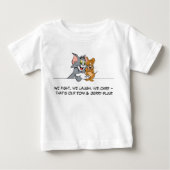 トムとジェリーの楽しいTシャツ ベビーTシャツ (正面)
