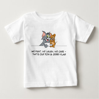 トムとジェリーの楽しいTシャツ ベビーTシャツ