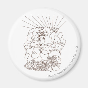 トムとジェリーの輪郭 マグネット