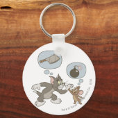 トムとジェリーの邪悪な考え キーホルダー (正面)