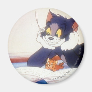 トムとジェリーは本を読みました マグネット