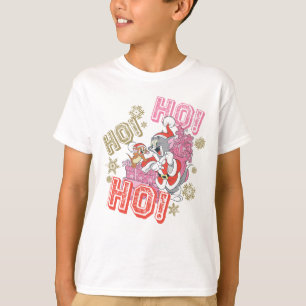 トムとジェリーは「ほー!ホー!ほー!」 サンタギフトデリバリー Tシャツ