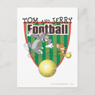 トムとジェリーサッカー(サッカー) 6 ポストカード