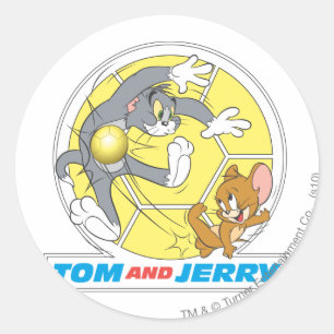 トムとジェリーサッカー(サッカー) 8 ラウンドシール