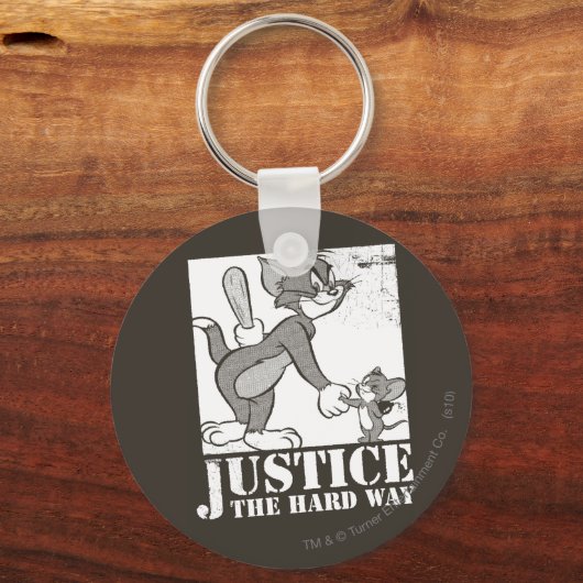 トムとジェリージャスティスザ懸命ウェイ キーホルダー (正面)