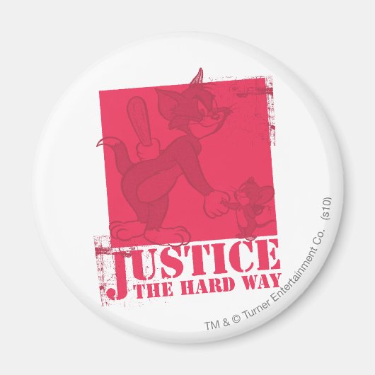 トムとジェリージャスティスザ懸命ウェイ マグネット (正面)