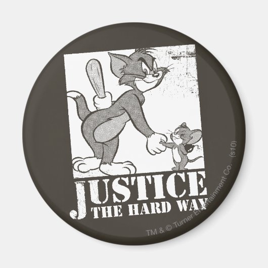 トムとジェリージャスティスザ懸命ウェイ マグネット (正面)