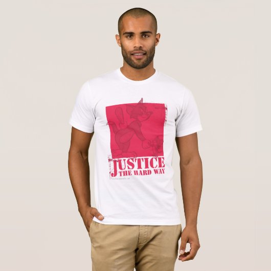 トムとジェリージャスティスザ懸命ウェイ Tシャツ (正面フル)