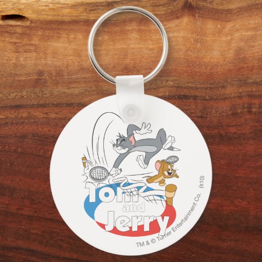 トムとジェリーテニスのスター7 キーホルダー (正面)