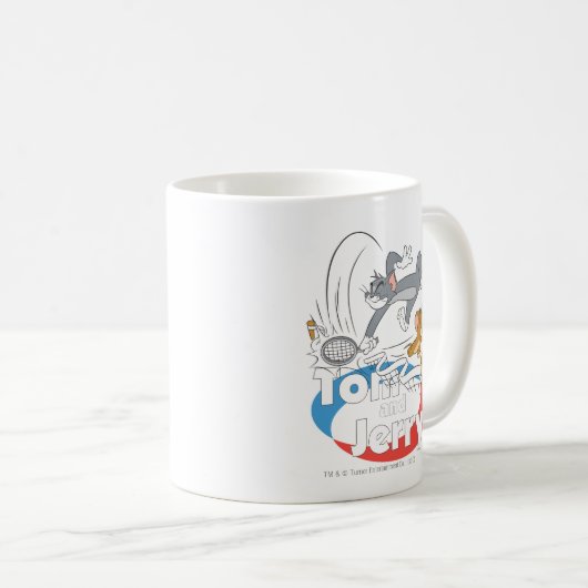 トムとジェリーテニスのスター7 コーヒーマグカップ (正面右)