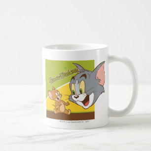 トムとジェリーハナバーベラのロゴ コーヒーマグカップ