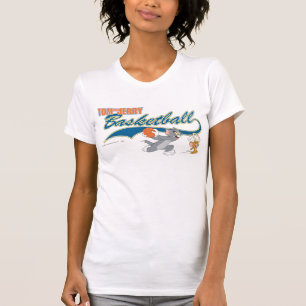 トムとジェリーバスケットボール5 Tシャツ