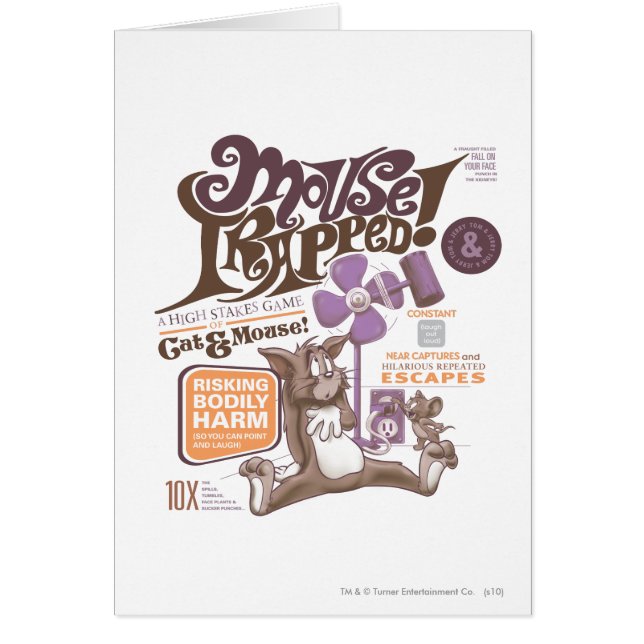 トムとジェリーマウスが罠にはまった (正面)