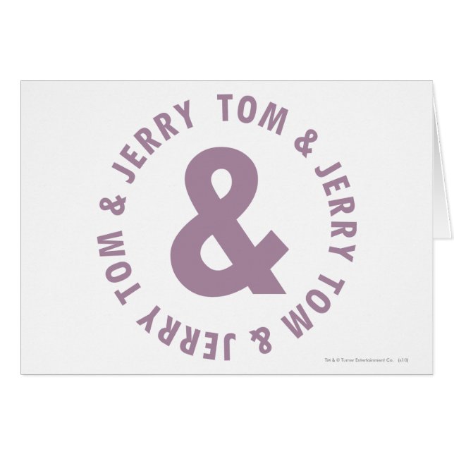 トムとジェリーラウンドロゴ10 (正面横)