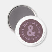 トムとジェリーラウンドロゴ9 マグネット (正面/裏面)