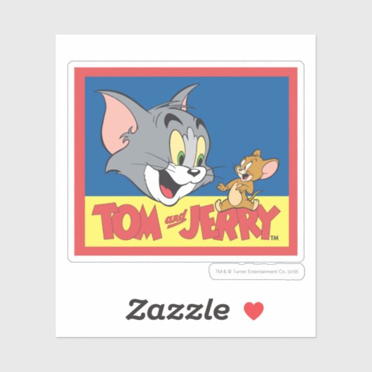 トムとジェリーロゴフラット シール (シート)