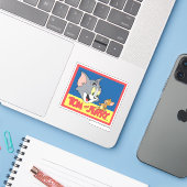 トムとジェリーロゴフラット シール (ノートパソコンとiPhone)