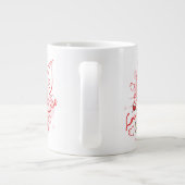 トムとジェリー絵画バレンタイン ジャンボコーヒーマグカップ (裏面)