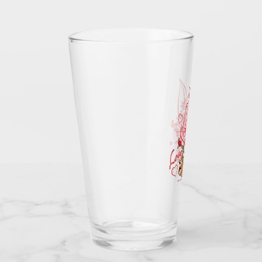 トムとジェリー絵画バレンタイン タンブラーグラス (右)