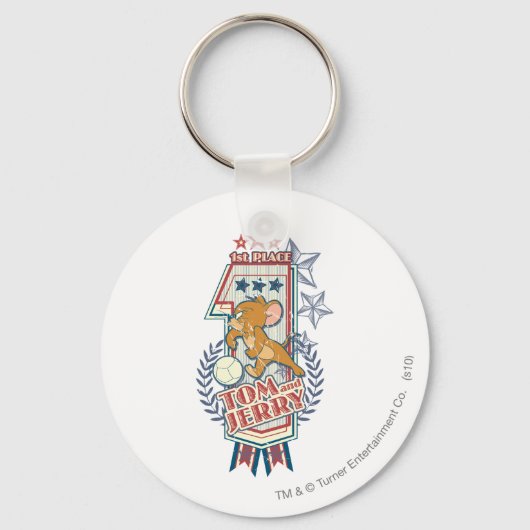 トムとジェリー1位2 キーホルダー (正面)