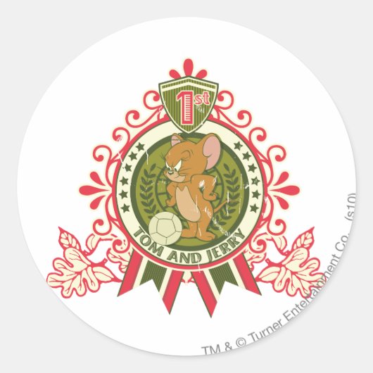 トムとジェリー1位3 ラウンドシール (正面)