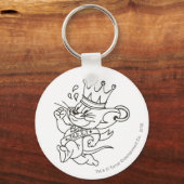 トムとジェリー・キング・ジェリー キーホルダー (正面)