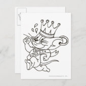 トムとジェリー・キング・ジェリー ポストカード (正面/裏面)