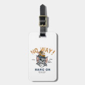 トムとジェリー・ゴルファー「No Way」 ラゲッジタグ (正面縦)