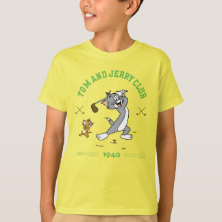 トムとジェリー ゴルフクラブ 1940 Tシャツ