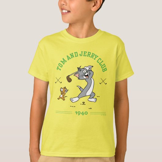 トムとジェリー ゴルフクラブ 1940 Tシャツ (正面)