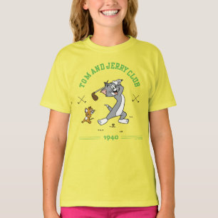 トムとジェリー ゴルフクラブ 1940 Tシャツ