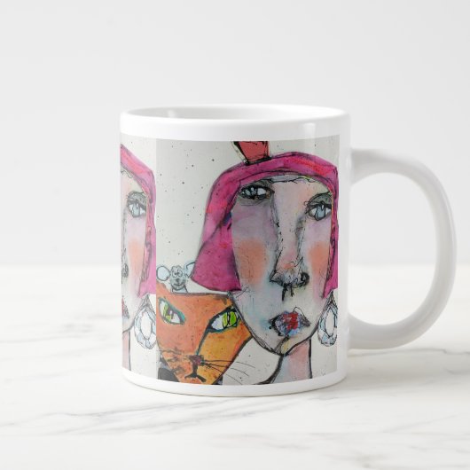 トムとジェリー・ジャンボ・マグの出会い ジャンボコーヒーマグカップ (右)