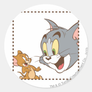 トムとジェリー・スタンプ ラウンドシール