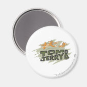 トムとジェリー・チェースのロゴ マグネット (正面/裏面)