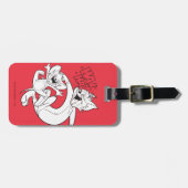 トムとジェリー |トムとジェリーが笑う ラゲッジタグ (正面横)
