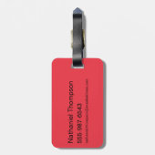 トムとジェリー |トムとジェリーが笑う ラゲッジタグ (裏面縦)