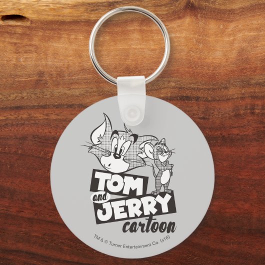 トムとジェリー |トムとジェリーの漫画 キーホルダー (正面)