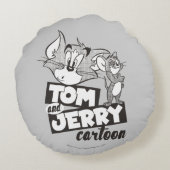 トムとジェリー |トムとジェリーの漫画 ラウンドクッション (裏面)