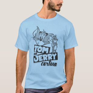 トムとジェリー トムとジェリーの漫画 Tシャツ