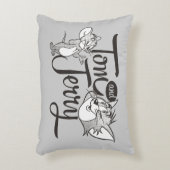 トムとジェリー |トムとジェリーは甘く見える アクセントクッション (正面(垂直))