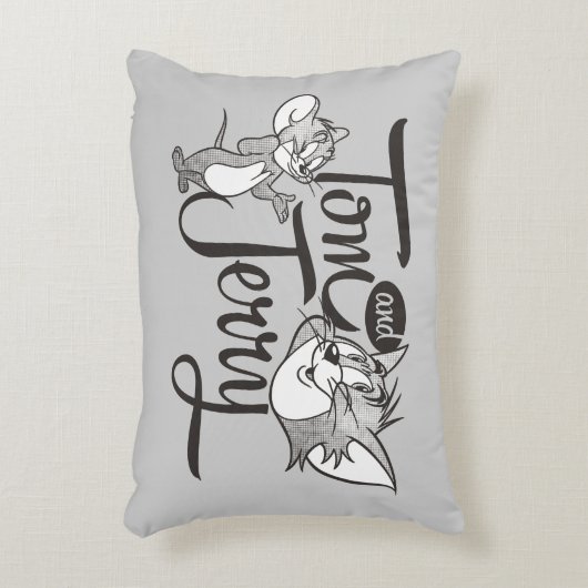 トムとジェリー |トムとジェリーは甘く見える アクセントクッション (正面(垂直))