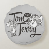 トムとジェリー |トムとジェリーは甘く見える ラウンドクッション (裏面)