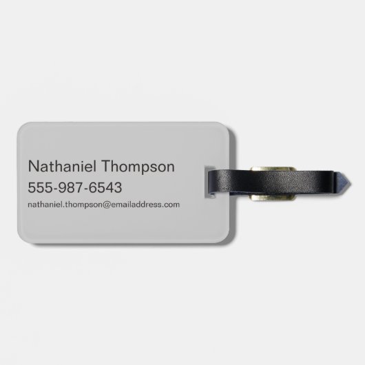 トムとジェリー |トムとジェリーは甘く見える ラゲッジタグ (裏面横)