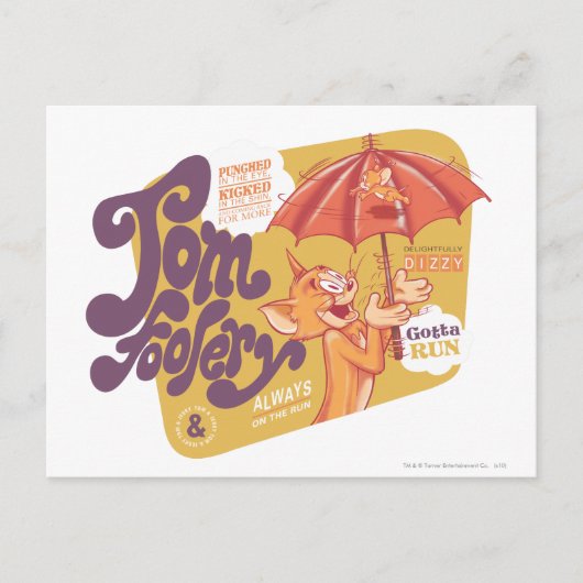 トムとジェリー・トムの愚か者 ポストカード (正面)