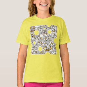 トムとジェリー・ドードル・アート Tシャツ